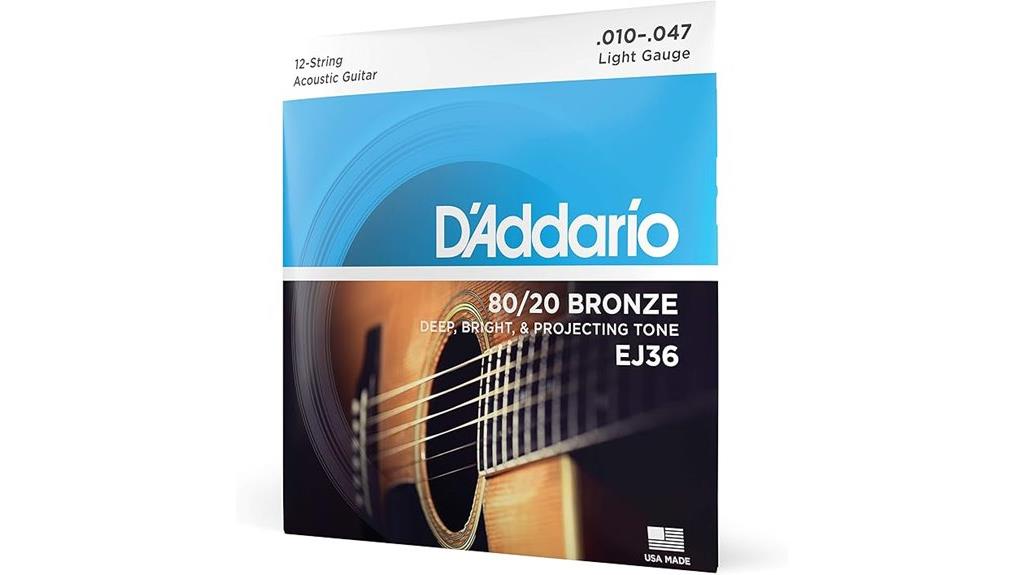 daddario 80 20 lite strings