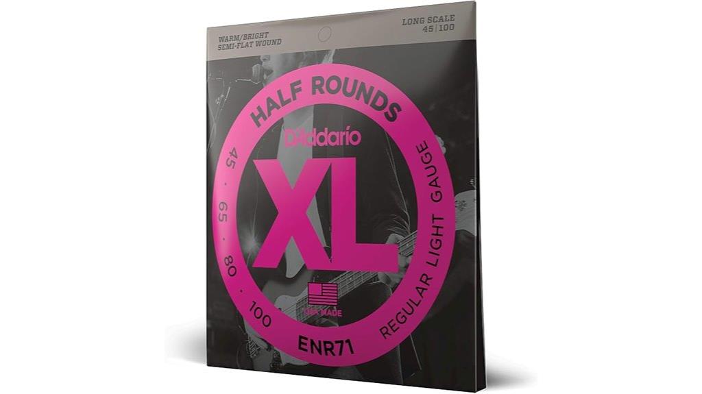 daddario half round strings