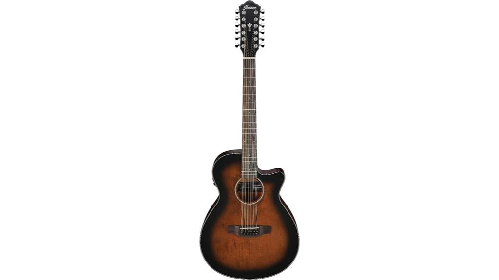dark violin sunburst guitar