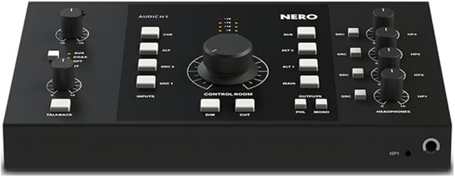 desktop audio monitor controller