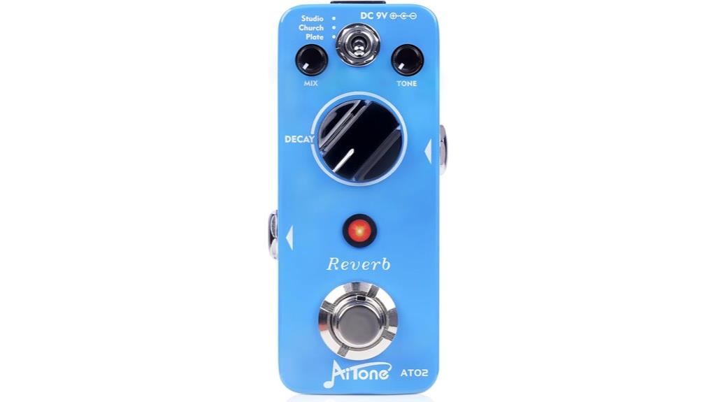 digital guitar reverb pedal