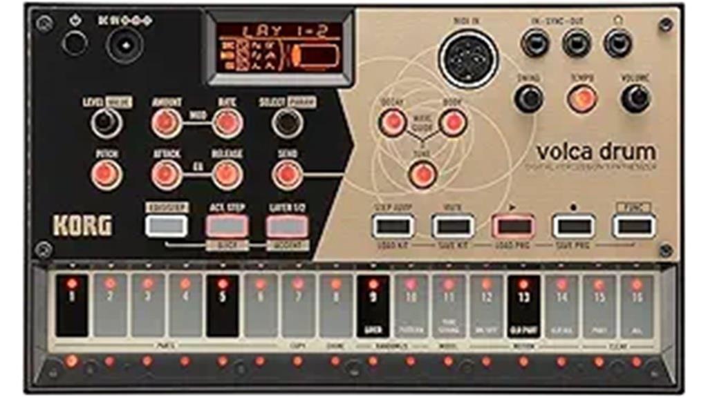 digital percussion sequencer synthesizer