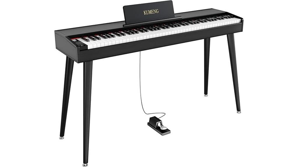 digital piano with stand