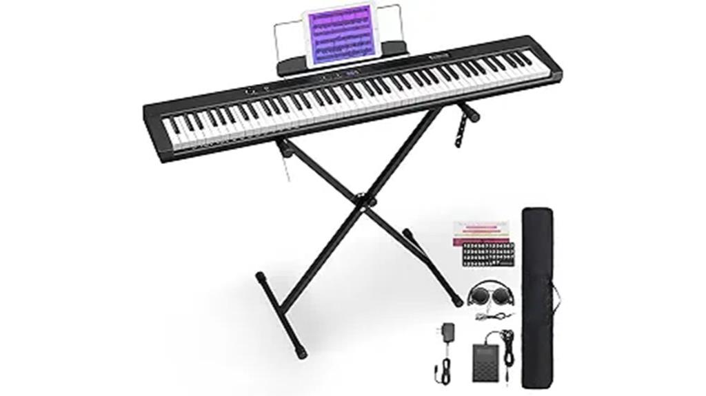 digital piano with stand
