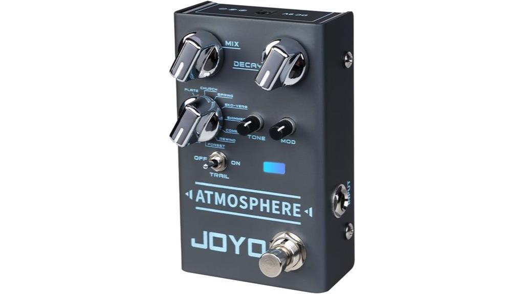 digital reverb pedal features