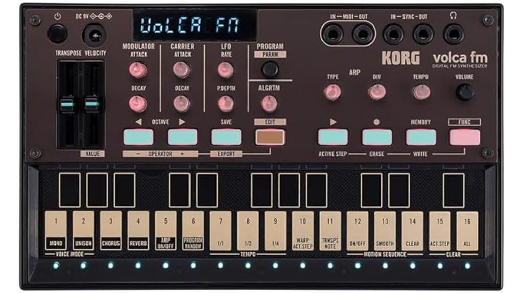 digital synthesizer with sequencer