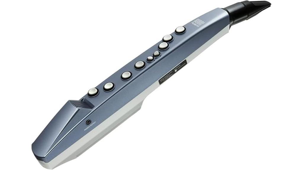 digital wind instrument blue
