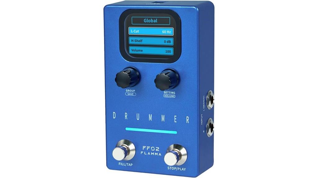 drum grooves guitar pedal