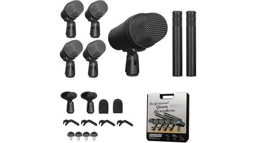 drum microphone kit included