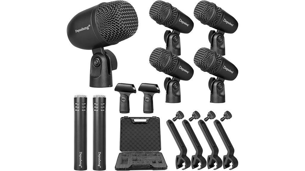 drum microphone recording set