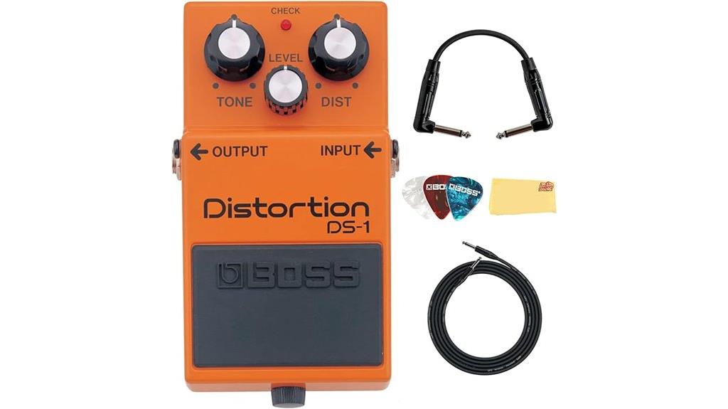 ds 1 distortion pedal bundle