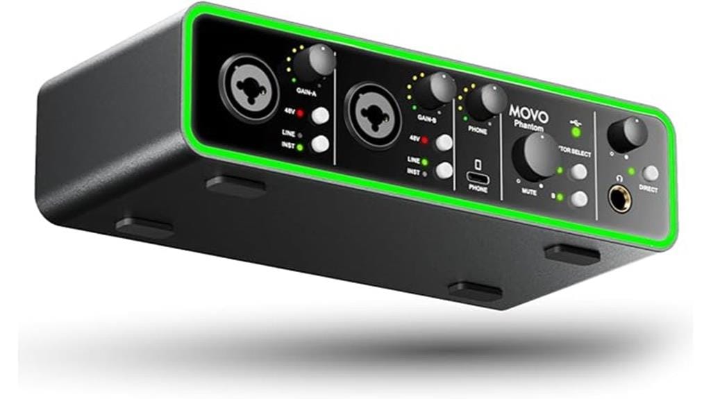 dual channel audio interface