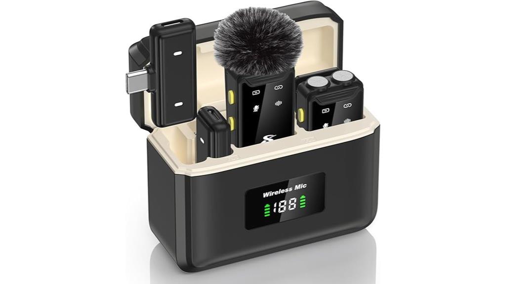 dual mic wireless microphone
