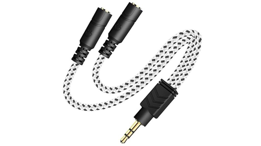 dukabel 3 5mm audio splitter