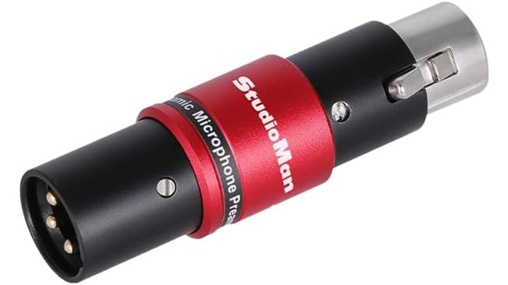 dynamic microphone preamp boost