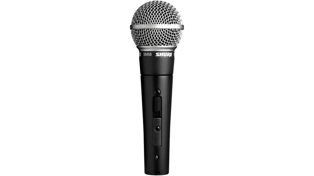 dynamic microphone with switch
