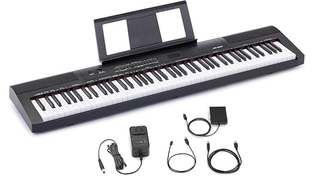 electric 88 key digital piano