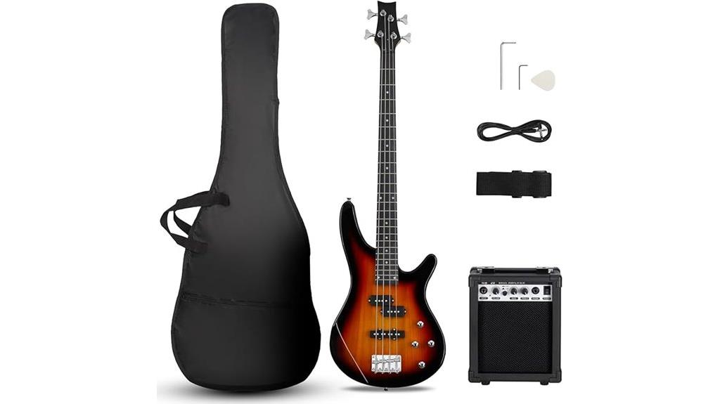 electric bass guitar bundle