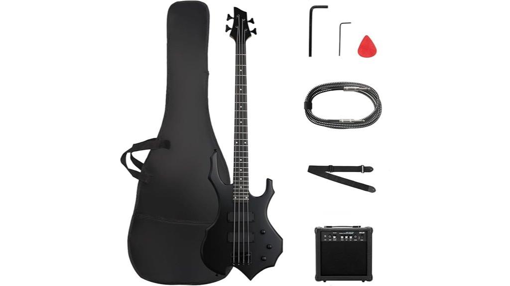 electric bass guitar package