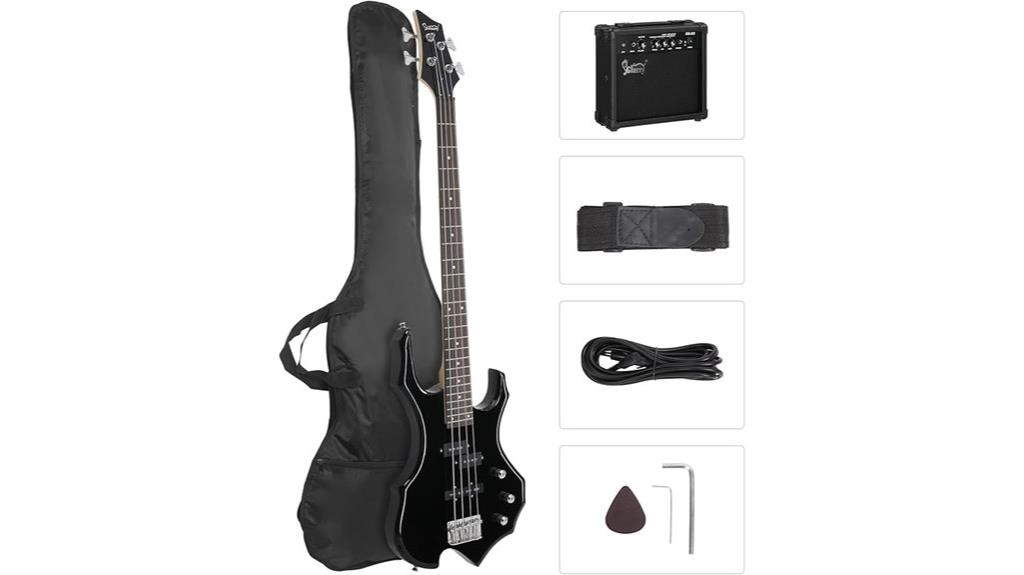 electric bass guitar package
