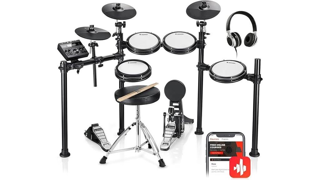 electric drum set features