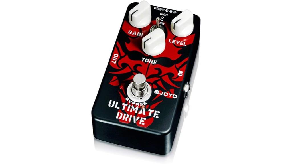 electric guitar distortion pedal
