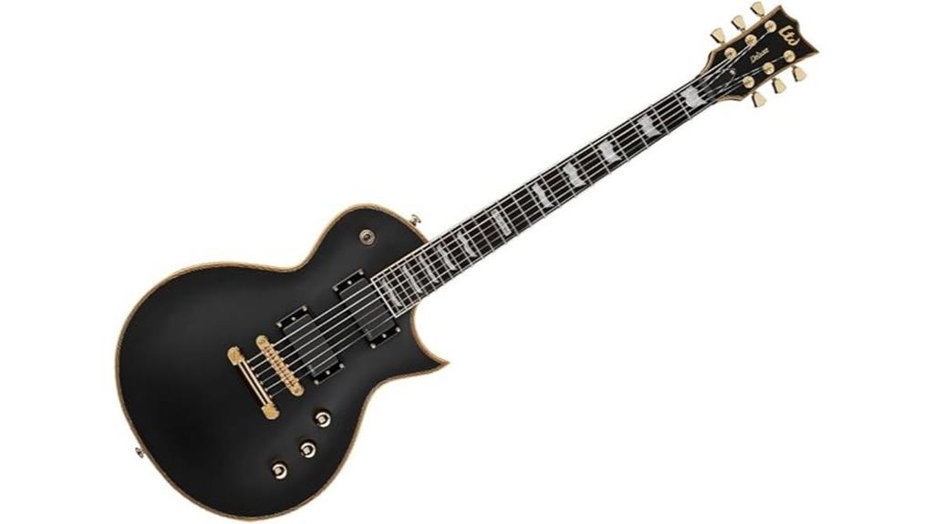 electric guitar vintage black