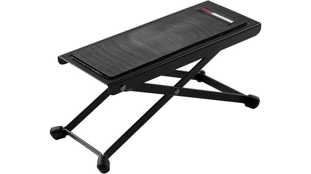 ergonomic guitar foot rest