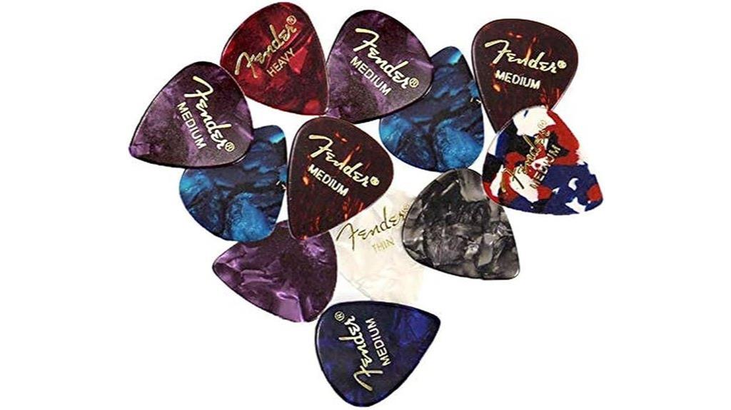 exclusive 12 pack guitar picks