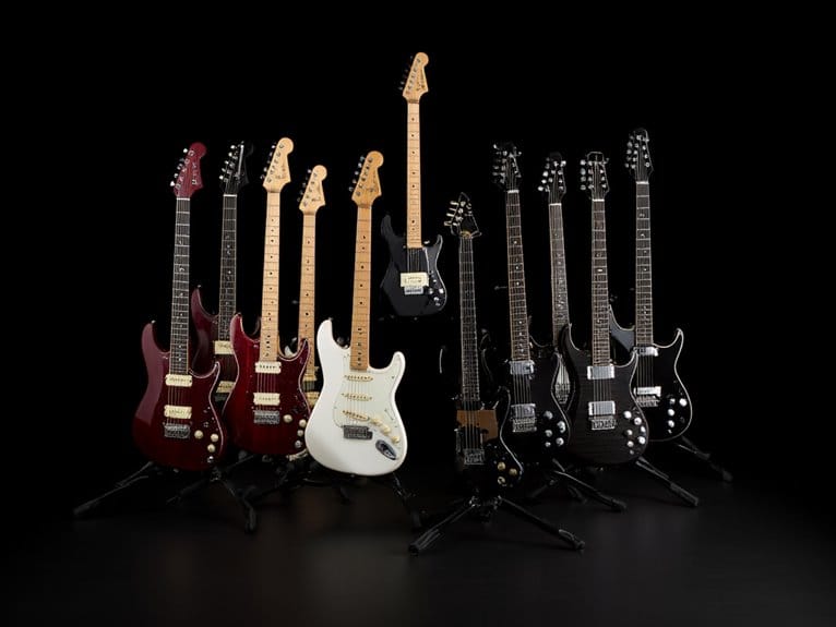 explorer style guitars collection