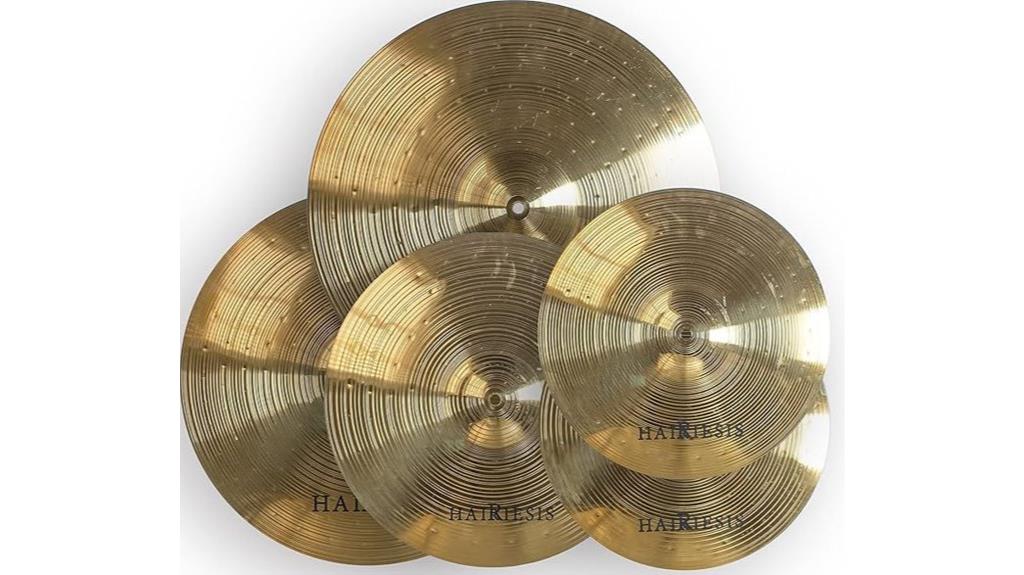 exquisite alloy cymbal set