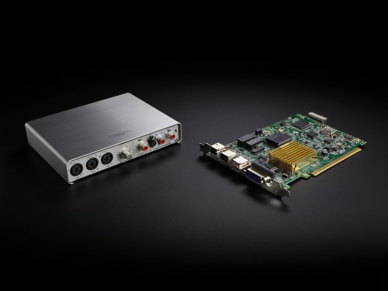 external interfaces versus internal cards