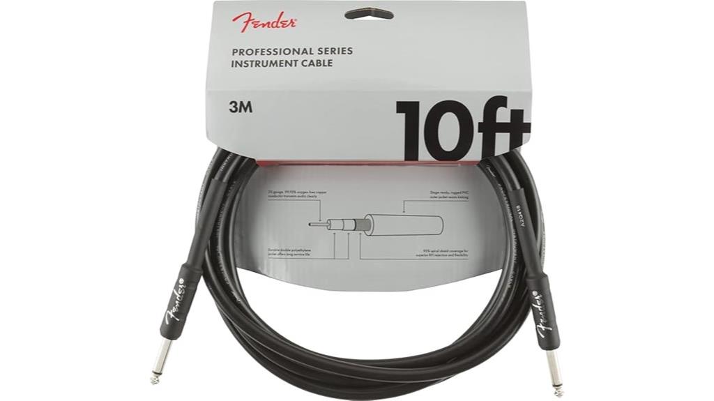 fender 10 ft guitar cable