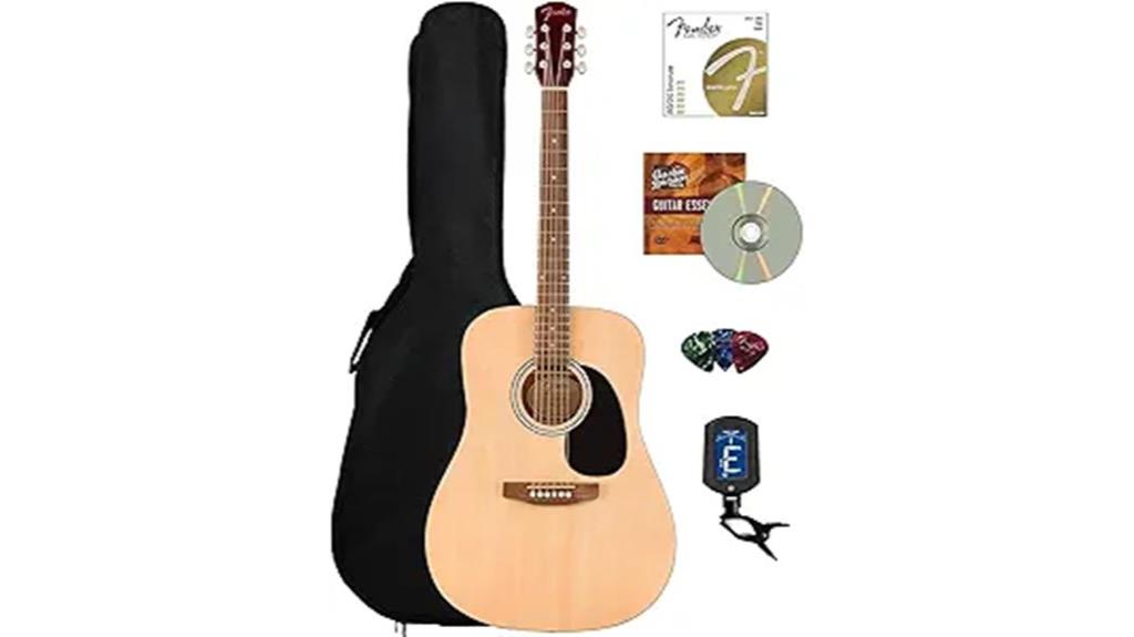 fender acoustic guitar bundle