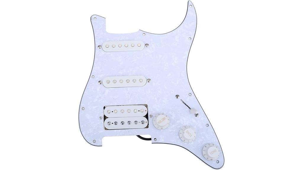 fender strat loaded pickguard