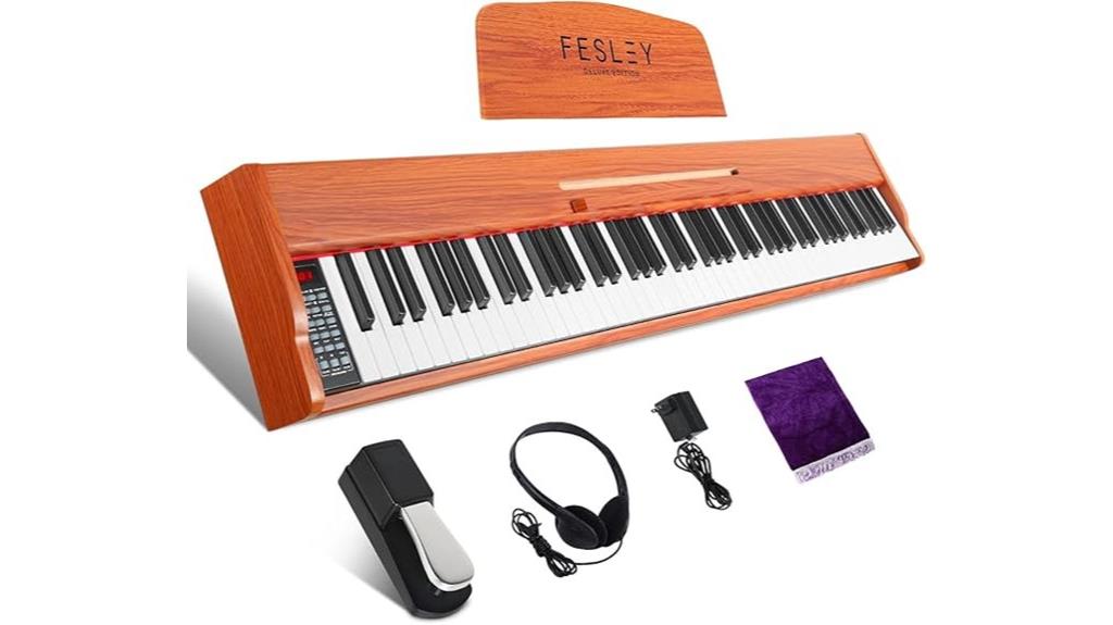 fesley 88 key weighted keyboard