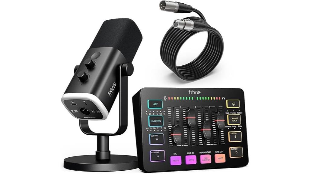 fifine gaming microphone bundle