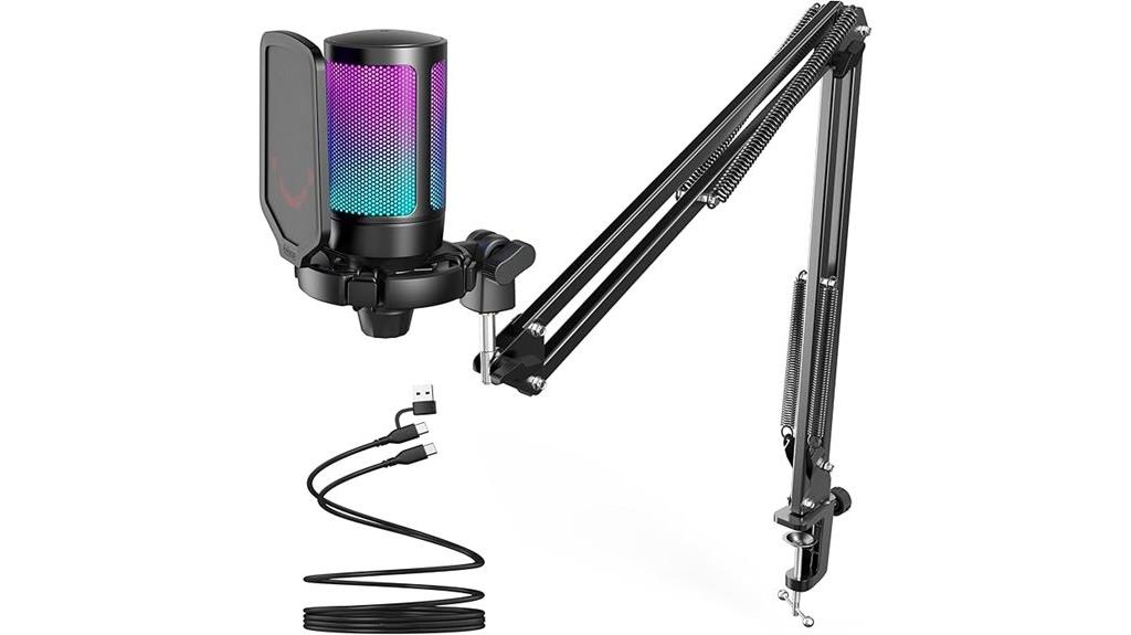 fifine usb gaming microphone