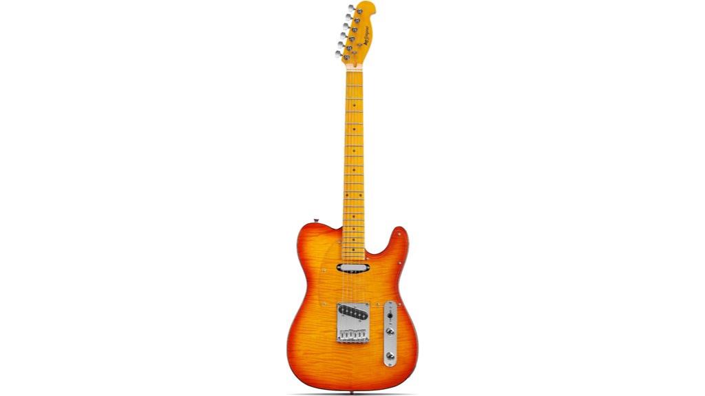 flame maple electric guitar