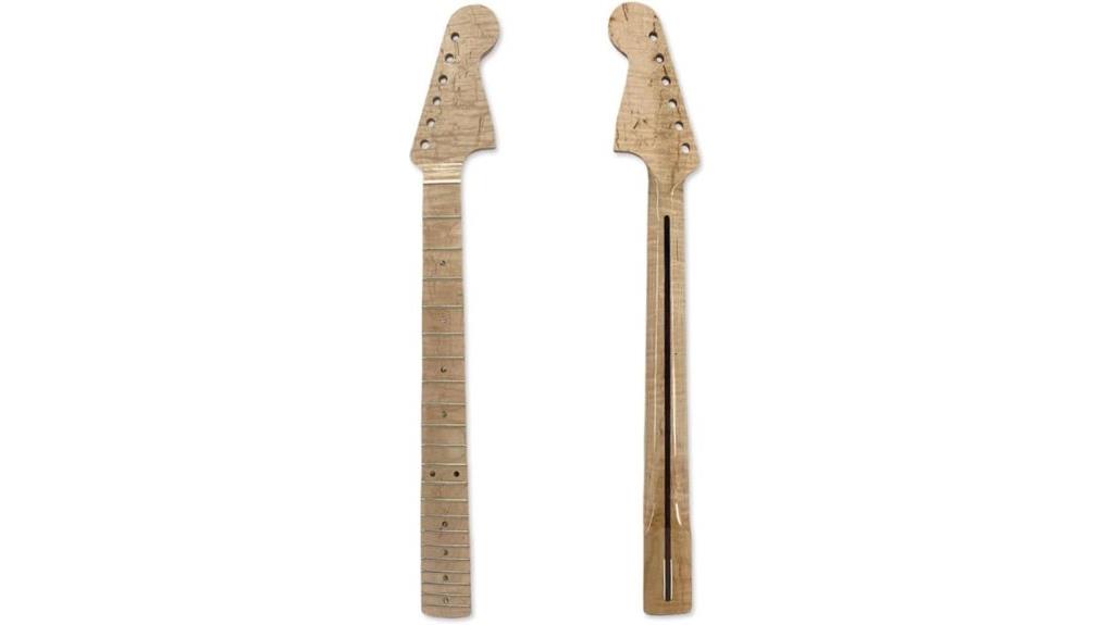 flame maple guitar neck