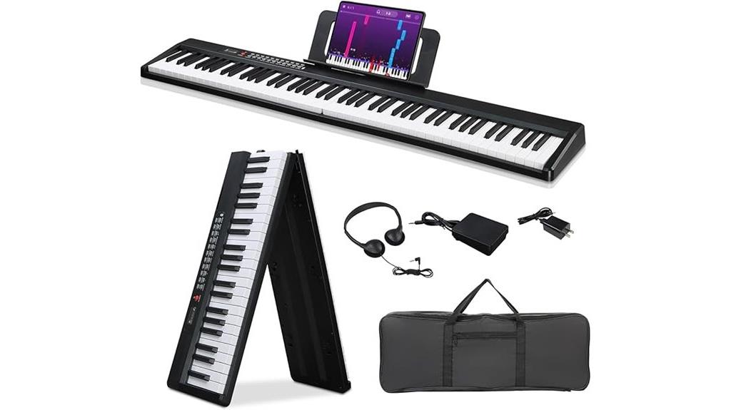 foldable electronic keyboard piano