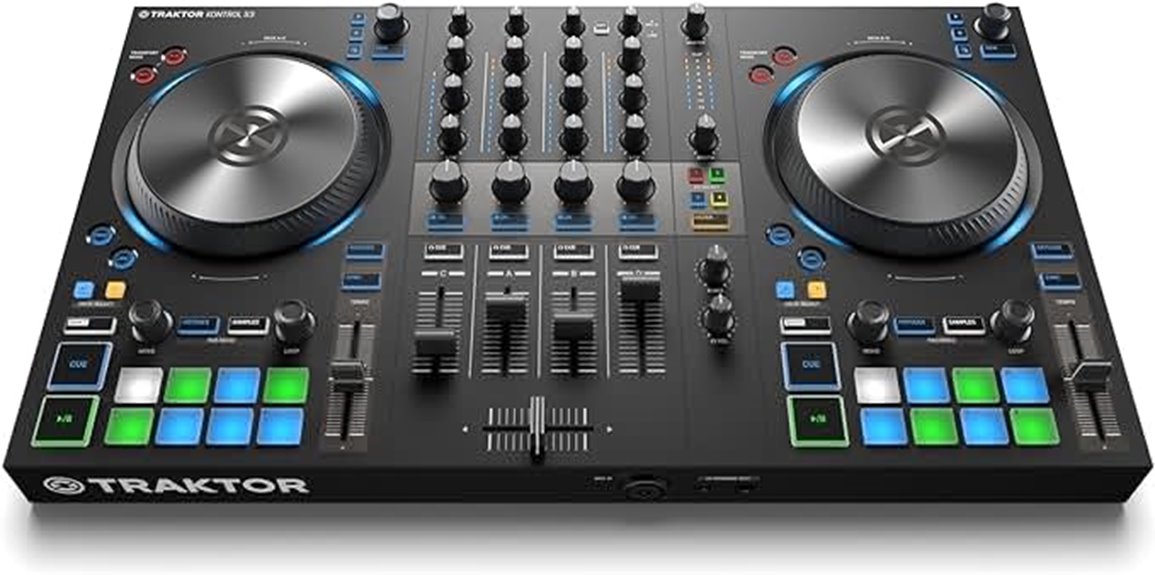four channel dj controller