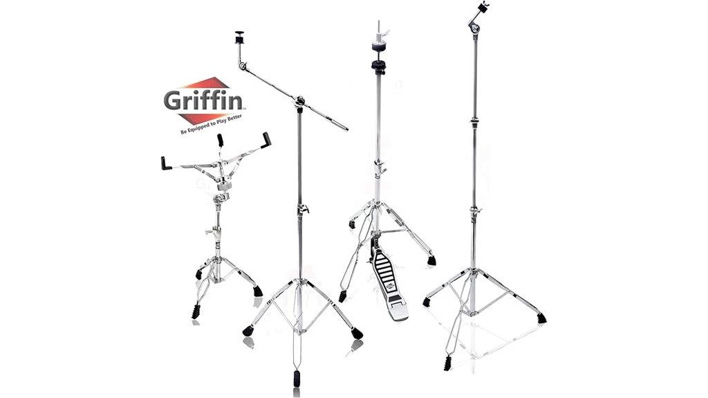 four piece drum hardware