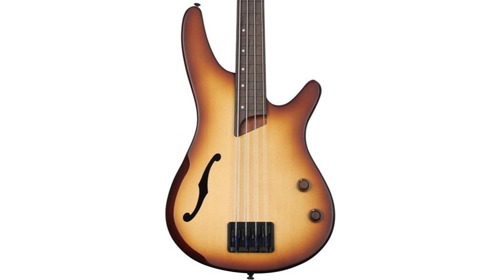 fretless bass guitar design