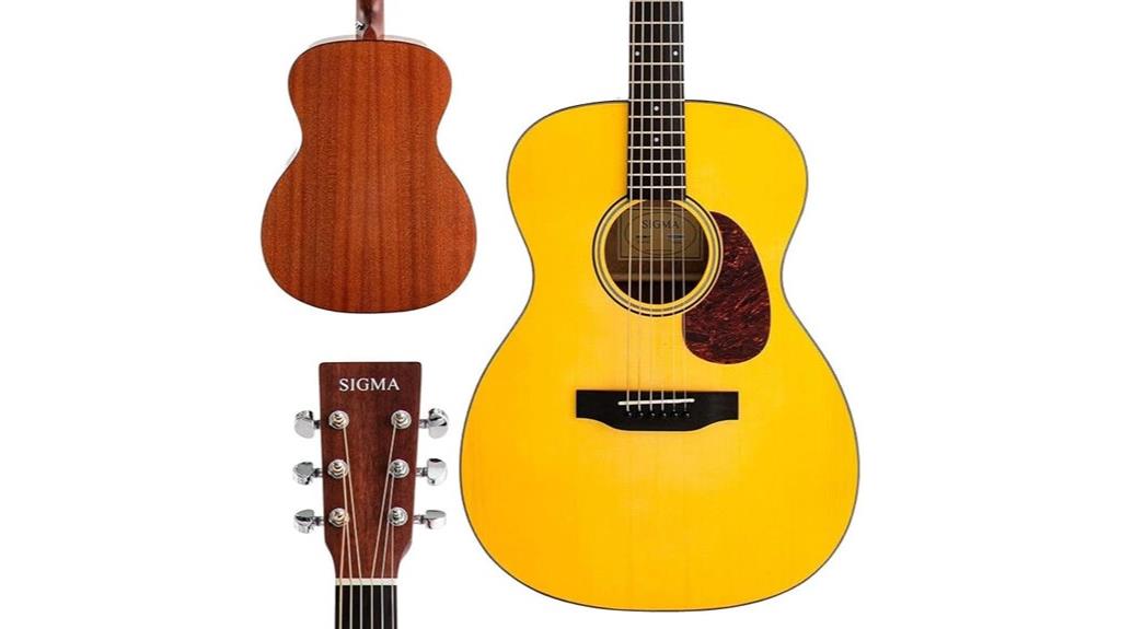 full size acoustic guitar