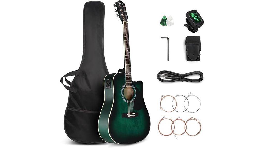 full size acoustic guitar