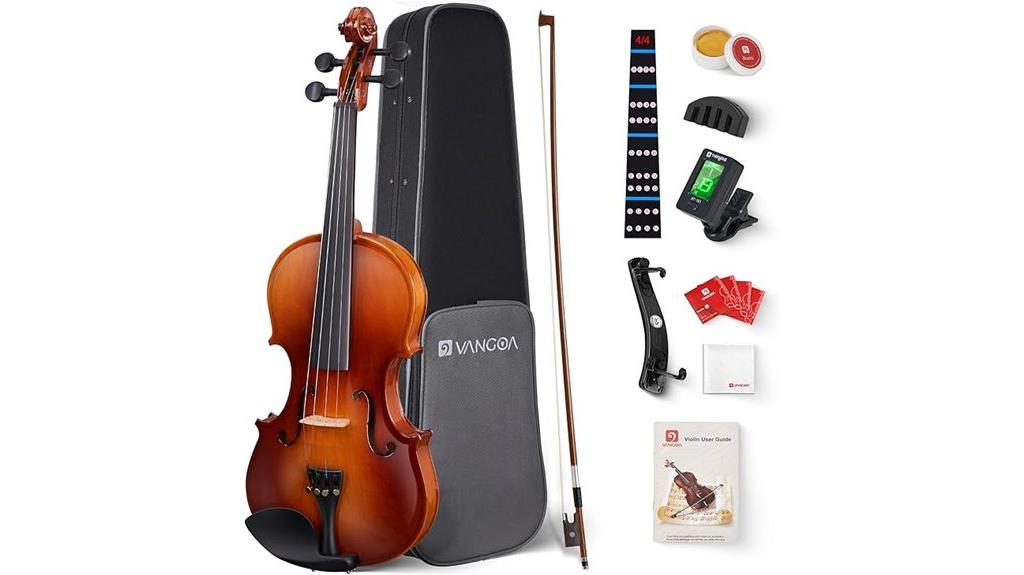 full size beginner violin set