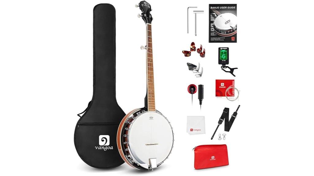 full size resonator banjo set