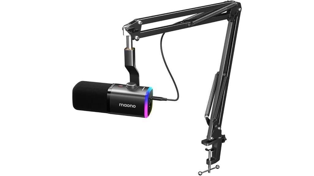 gaming microphone with boom