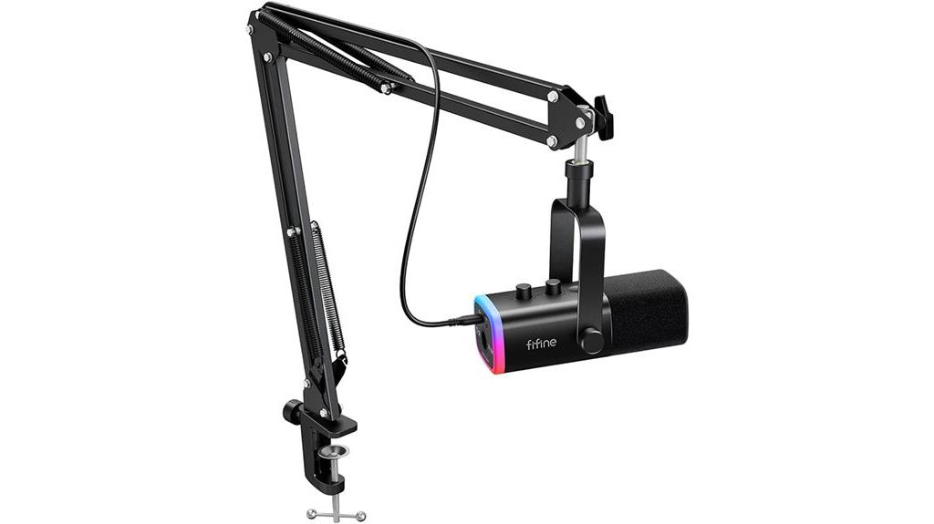 gaming microphone with stand